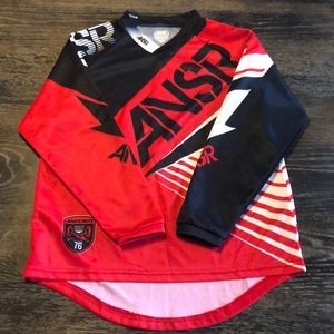 NWOT. ANSR kids dirt bike shirt